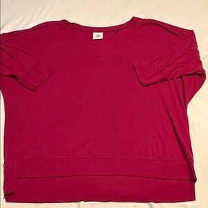 CAbi Fuchsia V-Neck Shirt